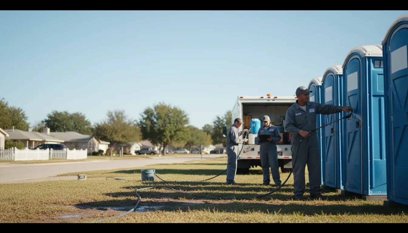 Long-Term Portable Toilet Rental in Iowa Park, TX near me